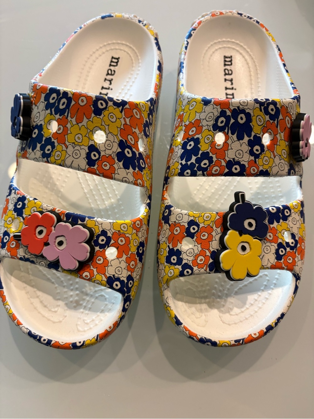 Crocs Colab W/Marimekko Slides Sandals, 7 - Picture 2 of 11